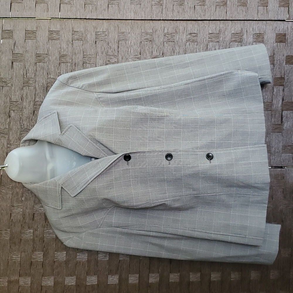 Rafaella Woman Gray Career-Wear Blazer - 20W